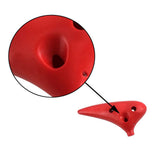 Maxbell IRIN12 Hole C Tone Ocarina + National Style Package +Strap +Color Bag Red