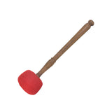 Maxbell Tibetan Buddhist Meditation Singing Bowl Wool Felt Hammer Red