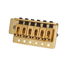 Maxbell 6 String Flat Saddle Tremolo Bridge System for FD ST Electric Guitar  Gold