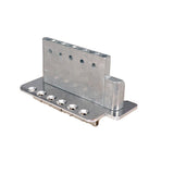 Maxbell 6 String Flat Saddle Tremolo Bridge System for FD ST Electric Guitar  Silver