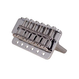 Maxbell 6 String Flat Saddle Tremolo Bridge System for FD ST Electric Guitar  Silver