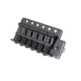 Maxbell 6 String Flat Saddle Tremolo Bridge System for FD ST Electric Guitar  Black