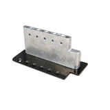 Maxbell 6 String Flat Saddle Tremolo Bridge System for FD ST Electric Guitar  Black