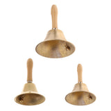 Maxbell Vintage Copper Hand Bell with Wooden Handle 8 x 15cm