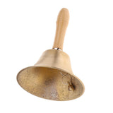 Maxbell Vintage Copper Hand Bell with Wooden Handle 8 x 15cm