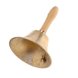 Maxbell Vintage Copper Hand Bell with Wooden Handle 8 x 15cm