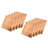 Max 10 Pieces Guitar Copper Foil Tape Single Conductive Adhesive Sheet 30x22.5cm