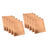 Max 10 Pieces Guitar Copper Foil Tape Single Conductive Adhesive Sheet 30x22.5cm
