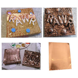 Max 10 Pieces Guitar Copper Foil Tape Single Conductive Adhesive Sheet 30x22.5cm