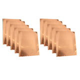 Max 10 Pieces Guitar Copper Foil Tape Single Conductive Adhesive Sheet 30x22.5cm