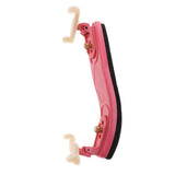 Max Maxb Adjustable Violin Shoulder Rest Pad Holder for 1/2 1/4 Violin 1-2 1-4 Red