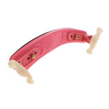 Max Maxb Adjustable Violin Shoulder Rest Pad Holder for 1/2 1/4 Violin 1-2 1-4 Red