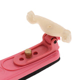 Max Maxb Adjustable Violin Shoulder Rest Pad Holder for 1/2 1/4 Violin 1-2 1-4 Red