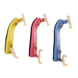 Max Maxb Adjustable Violin Shoulder Rest Pad Holder for 1/2 1/4 Violin 1-2 1-4 Red