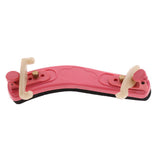Max Maxb Adjustable Violin Shoulder Rest Pad Holder for 1/2 1/4 Violin 1-2 1-4 Red