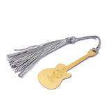 Max Goldlen Copper Guitar Shape Design Music Bookmark for Book Lovers