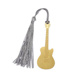 Max Goldlen Copper Guitar Shape Design Music Bookmark for Book Lovers