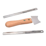 Maxbell Guitar Fret Repair Tools Fretboard Protector Measuring Ruler Jagged Knife
