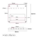 Max Guitar Bridge Plate for Tele TL Electric Guitar Parts Black