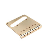 Max Metal Electric Guitar Bridge Plate for Fender Tele Guitar Replacement Golden
