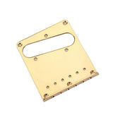 Max Metal Electric Guitar Bridge Plate for Fender Tele Guitar Replacement Golden