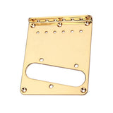 Max Metal Electric Guitar Bridge Plate for Fender Tele Guitar Replacement Golden