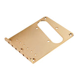 Max Metal Electric Guitar Bridge Plate for Fender Tele Guitar Replacement Golden