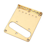 Max Metal Electric Guitar Bridge Plate for Fender Tele Guitar Replacement Golden