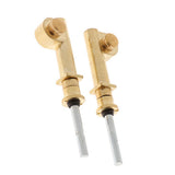 Max 2 Pieces Copper Vortex Erhu Axis Shaft Mechanical Axis