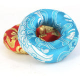 Max Silk Brocade Ring Cushion Pillow for Tibetan Singing Bowl 8cm