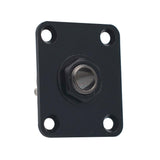 Max Square Electric Guitar Output Jack Socket Plate for LP Replacement Black