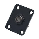 Max Square Electric Guitar Output Jack Socket Plate for LP Replacement Black