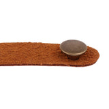 Max 2 Pieces Acoustic Guitar Headstock Straps Button Hook Brown