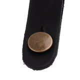 Max 2 Pieces Acoustic Guitar Headstock Straps Button Hook Black