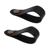 Max 2 Pieces Acoustic Guitar Headstock Straps Button Hook Black