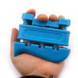 Max Guitar Finger Exerciser Strengther Trainer Hand Grip Training Device Blue