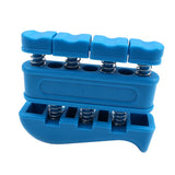 Max Guitar Finger Exerciser Strengther Trainer Hand Grip Training Device Blue