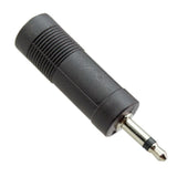 Max 6.35mm to 3.5mm Audio Jack Adapter Converter for Guitar Cable Single Track