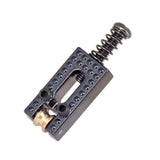 Max 6 Pieces Roller String Saddle Bridge for Electric Guitar Black