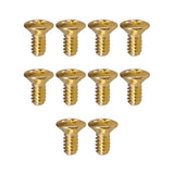 Max 10PCS 5 Way 3 Way Guitar Switch Fixed Screws Nuts Guitar Replacement Gold