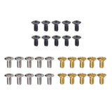 Max 10PCS 5 Way 3 Way Guitar Switch Fixed Screws Nuts Guitar Replacement Gold