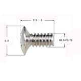 Max 10PCS 5 Way 3 Way Guitar Switch Fixed Screws Nuts Guitar Replacement Gold