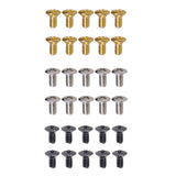 Max 10PCS 5 Way 3 Way Guitar Switch Fixed Screws Nuts Guitar Replacement Gold