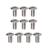 Max 10PCS 5 Way 3 Way Guitar Switch Fixed Screws Nuts Guitar Replacement Silver