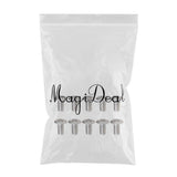 Max 10PCS 5 Way 3 Way Guitar Switch Fixed Screws Nuts Guitar Replacement Silver