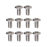 Max 10PCS 5 Way 3 Way Guitar Switch Fixed Screws Nuts Guitar Replacement Silver