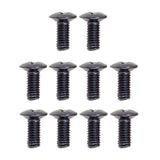 Max 10Pcs Switches Screws Tuners Gear Machine Heads Mounting Screws Parts Black