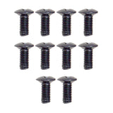 Max 10Pcs Switches Screws Tuners Gear Machine Heads Mounting Screws Parts Black