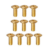 Max 10Pcs Switches Screws Tuners Gear Machine Heads Mounting Screws Parts Gold