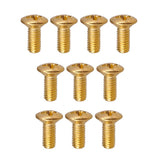 Max 10Pcs Switches Screws Tuners Gear Machine Heads Mounting Screws Parts Gold